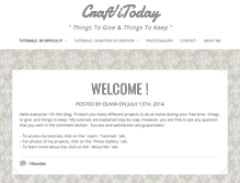 Tablet Screenshot of craftitoday.com
